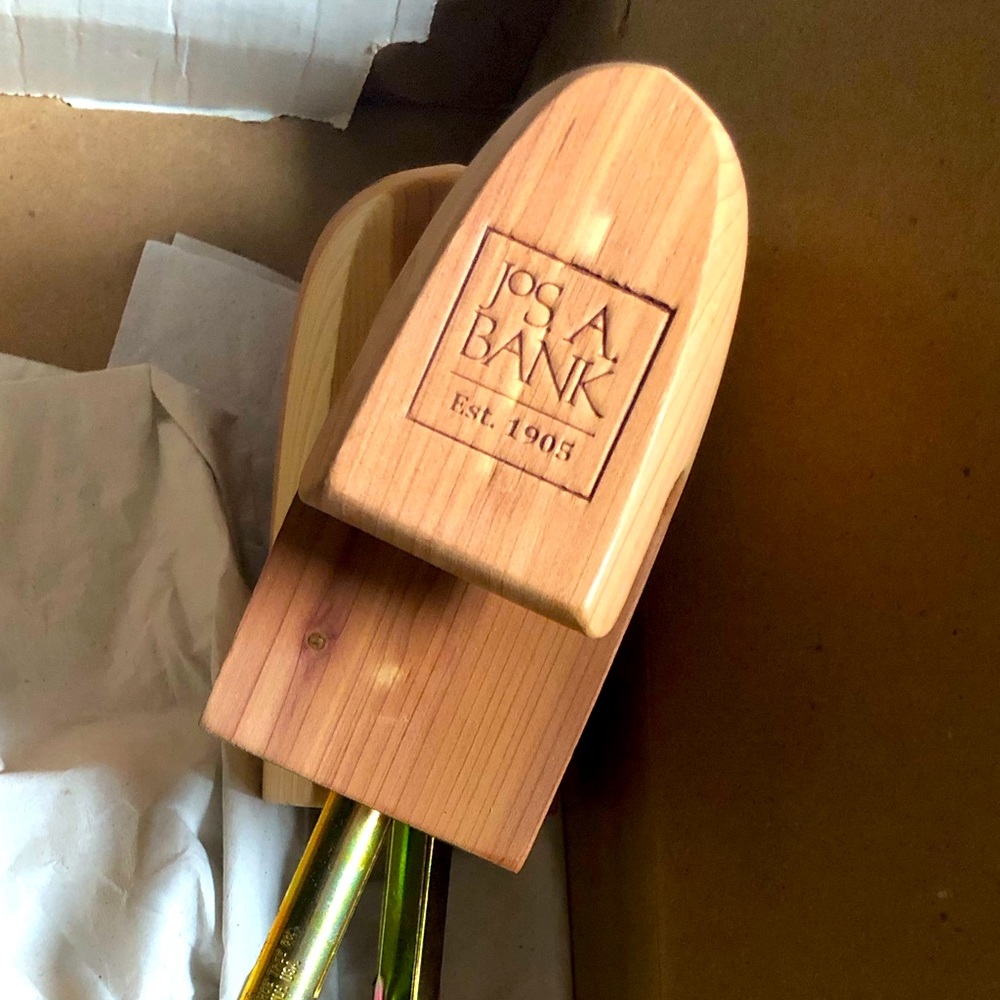 Brand new. Never used Jos. A Bank aromatic shoe tree